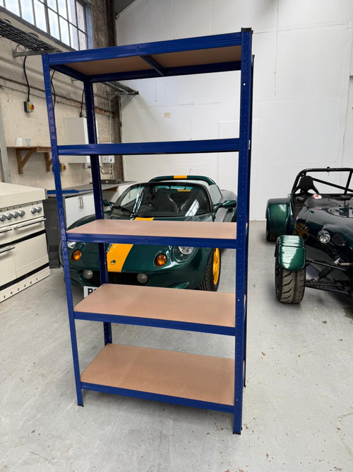Boltless 5 Tier Racking Heavy Duty Garage Shelving Storage Shelves Steel Unit