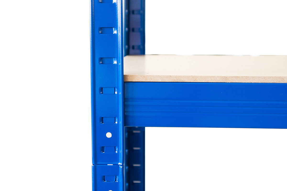 Boltless 5 Tier Racking Heavy Duty Garage Shelving Storage Shelves Steel Unit