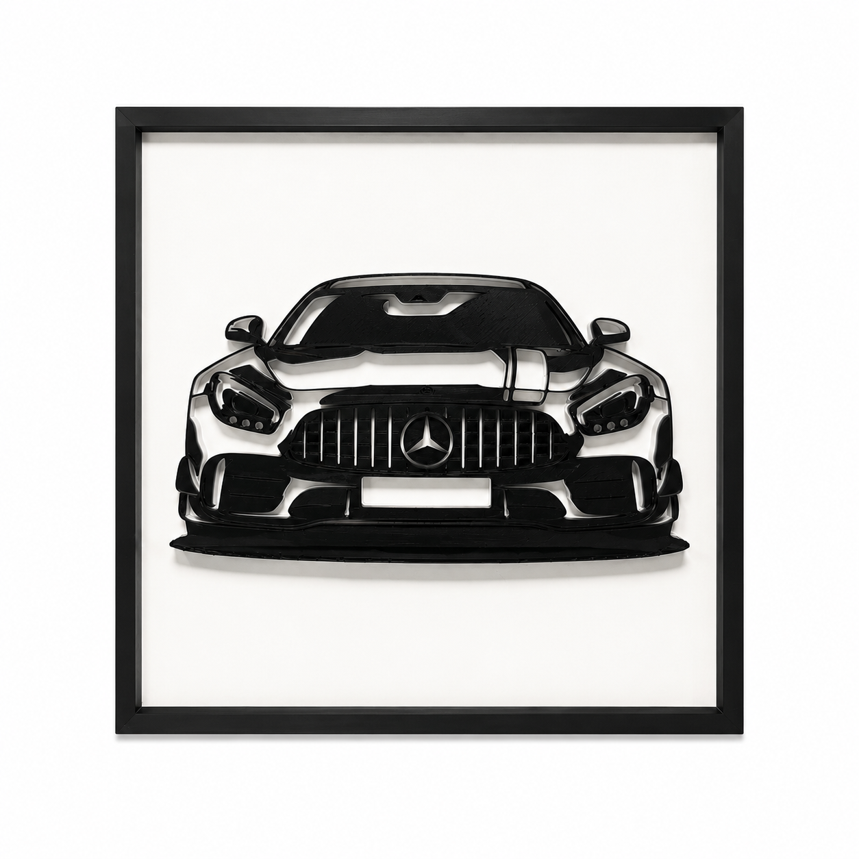 Mercedes AMG GTR - 3D Wall Art - Made in the UK