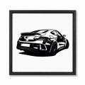 Mercedes C63 Coupe - 3D Wall Art - Made in the UK