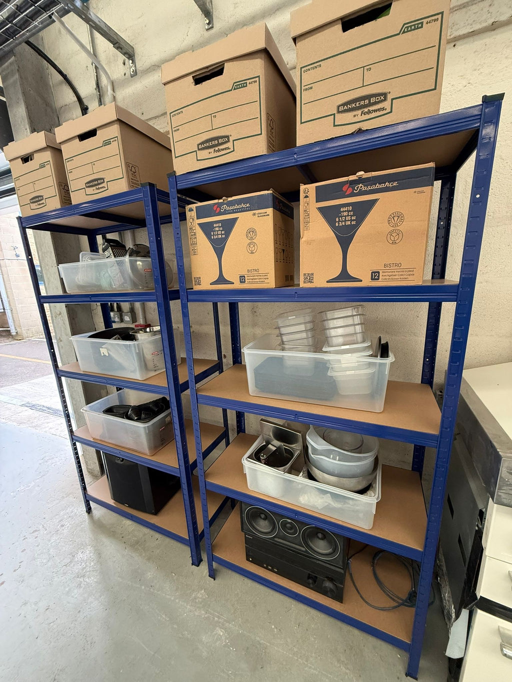 Boltless 5 Tier Racking Heavy Duty Garage Shelving Storage Shelves Steel Unit